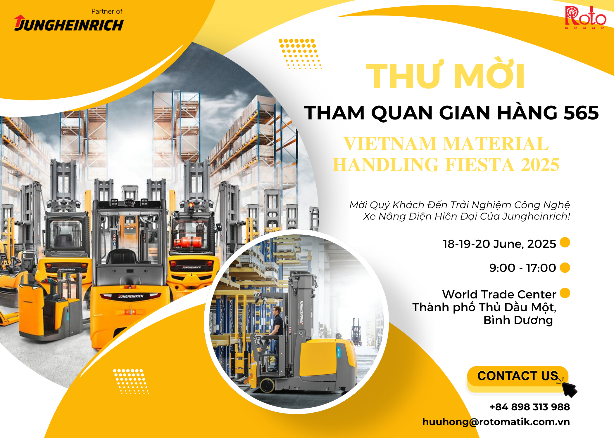 RotomatikVN trân trọng kính mời quý khách hàng đến tham quan Gian hàng 565 tại...