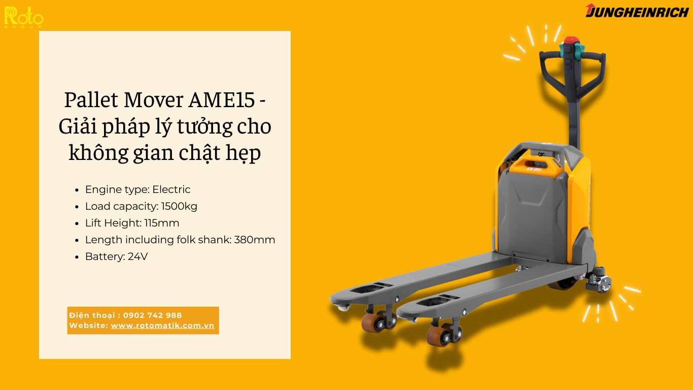 Vì Sao Nên Lựa Chọn Pallet Mover AME15 Tại RotomatikVN?